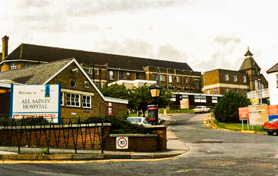 File:Historical photo of All Saints Hospital - Chatham, Kent.jpg