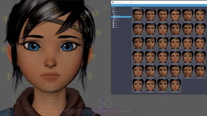 File:Kena Bridge of Spirits - facial expression library.gif