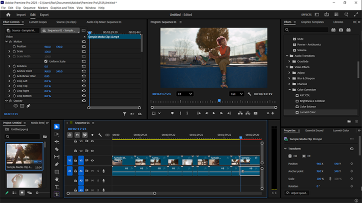 File:Premiere Pro screenshot.png