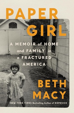 Front cover of the 2025 non-fiction book Paper Girl