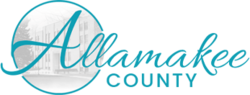 Official logo of Allamakee County, Iowa