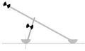 Two-mass-skate bicycle