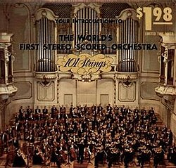 Promotional copy of first 101 Strings album, 1957