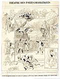 Theatre poster from 1890