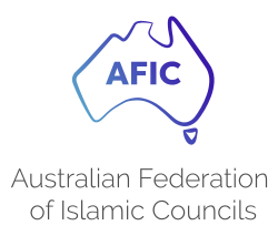 "AFIC" within a sketch of the map of Australia.