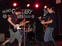 The Hermitt.   L-R: Rodrigo Lopresti, Patrick Galligan, Kevin Brady