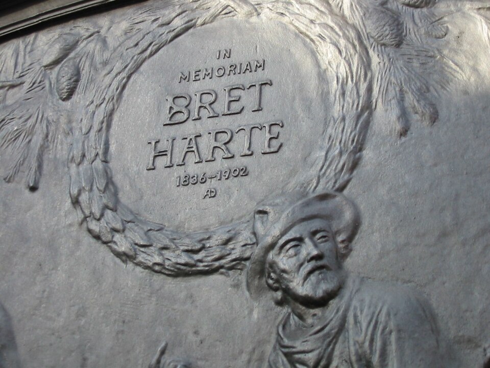 File:Detail of Bret Harte sculpture.jpg