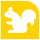 Pictogram of Aragón metro station. It features the silhouette of a squirrel.
