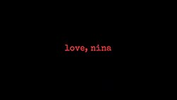 series title in lower case red against a black background