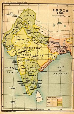Carnatic (southeast coast), on the Bay of Bengal
