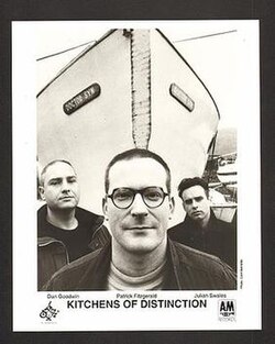 L to R, Dan Goodwin, Patrick Fitzgerald, Julian Swales (1992)