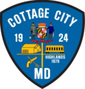Official seal of Cottage City, Maryland