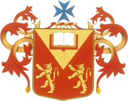 This is the coat of arms of the university that was historically used on testamurs and official documents.
